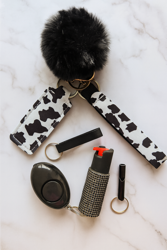 Black & White Print with pepperspray
