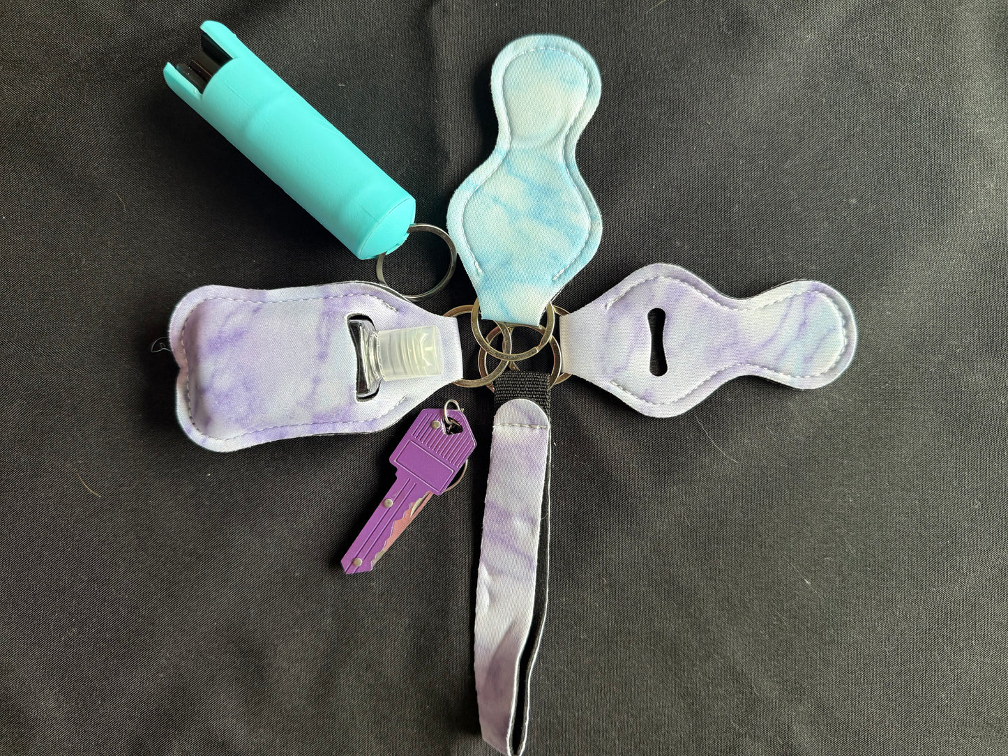 Marbled Blue with Pepperspray