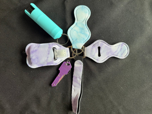 Marbled Blue with Pepperspray