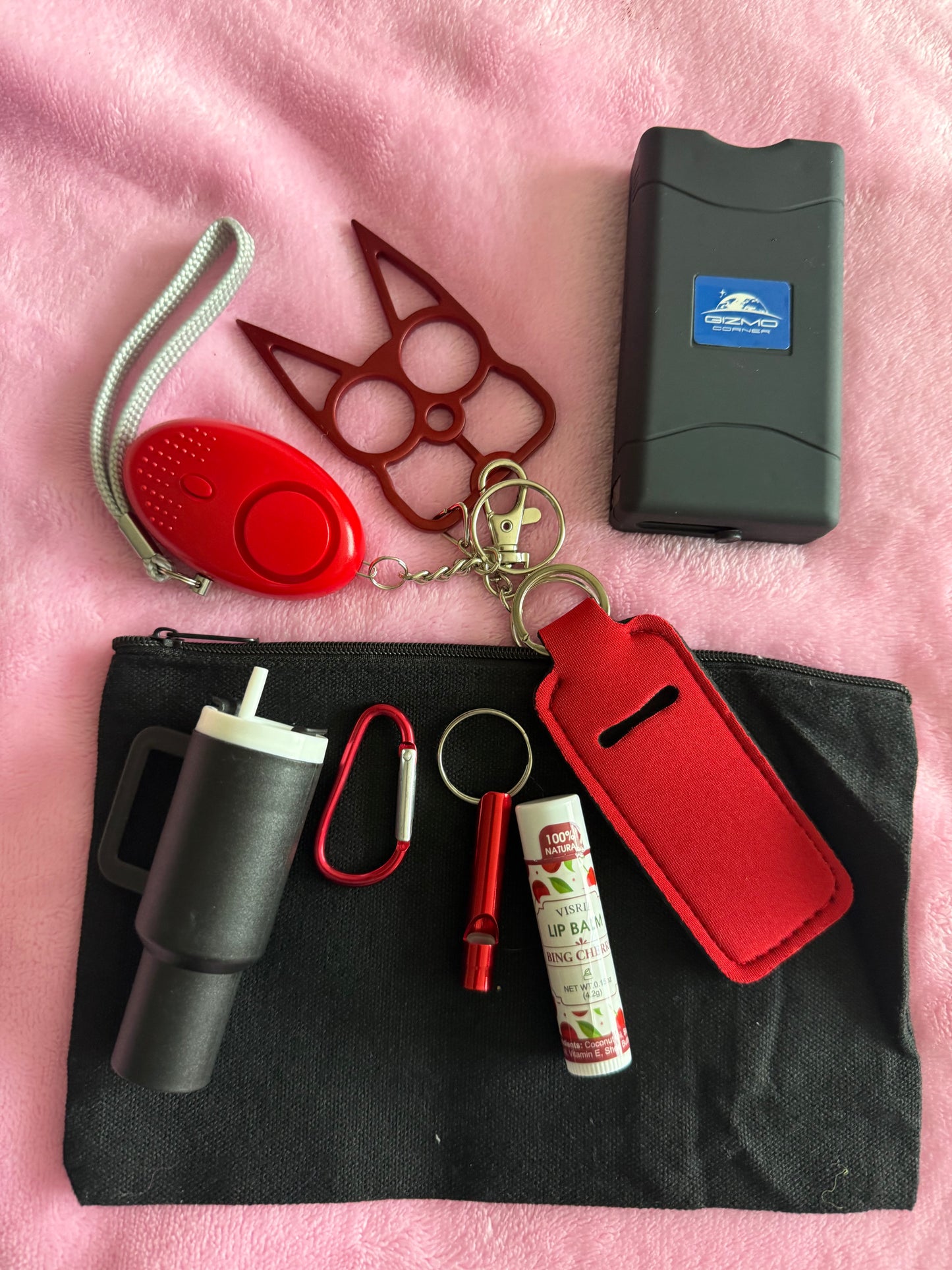 Red & Black with Taser
