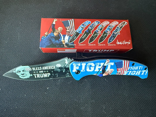 God Bless America and Trump Knife